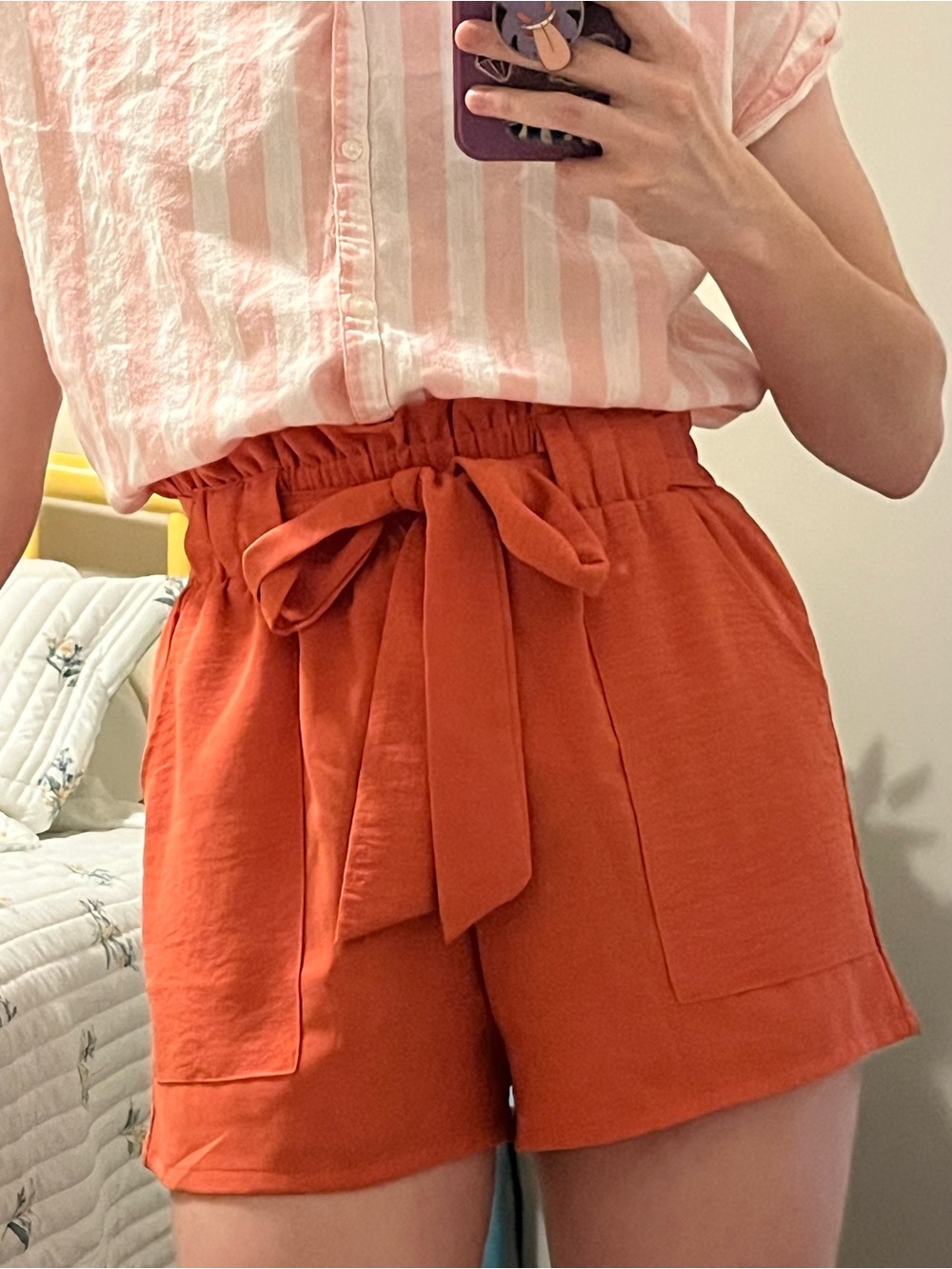 Iwollence paper bag shorts